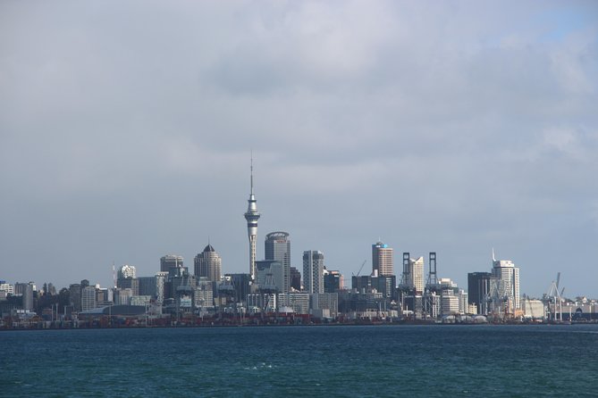 Auckland Harbour Cruise - Under the Auckland Harbour Bridge and the Bungy Jump Moment