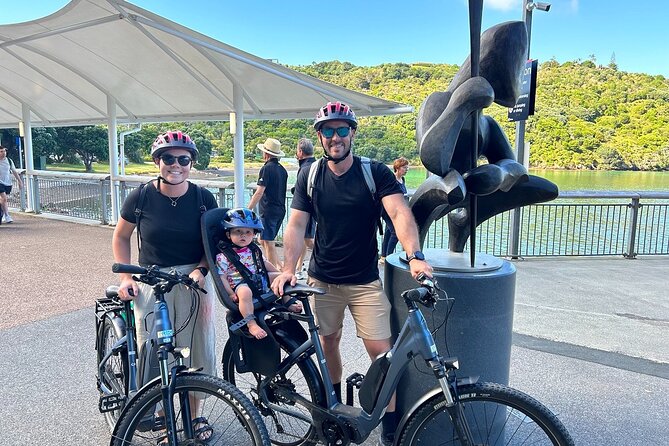 eRide Waiheke 5 bays ride - Where the ride takes you: beaches, olive groves, and vineyard roads