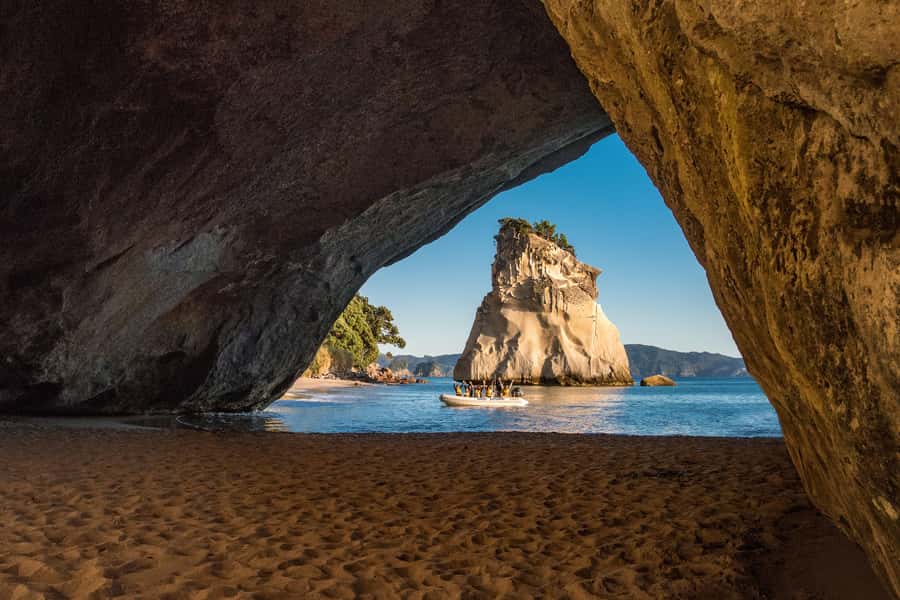 From Auckland: Cathedral Cove & Hot Water Beach Tour - Timing Reality: Tide and Weather at Cathedral Cove