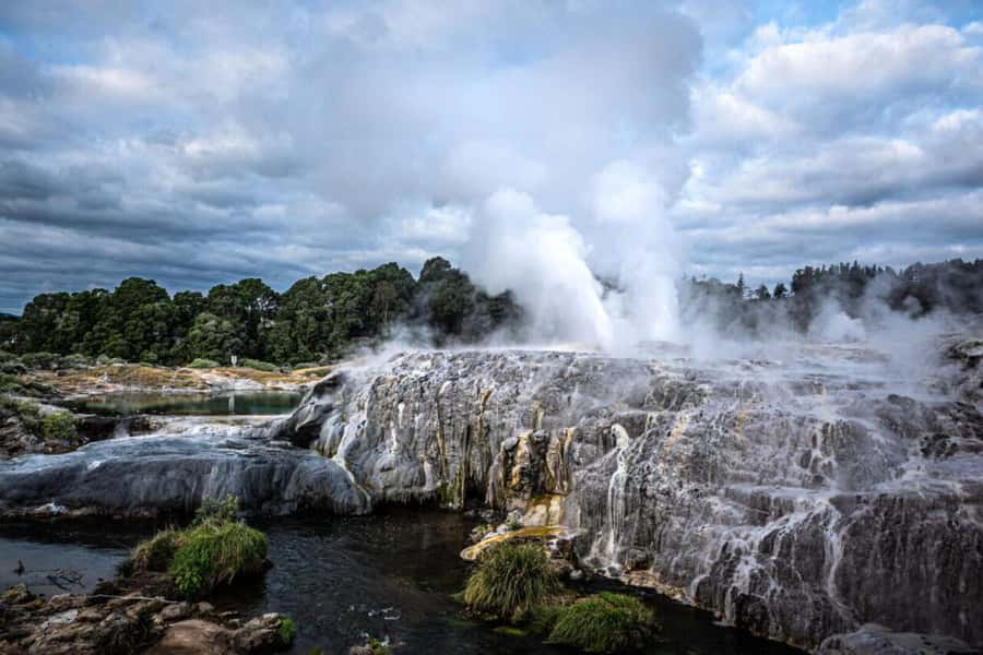 From Auckland: Rotorua Te Puia, Haka & Polynesian Spa Tour - Auckland Pickup and the Scenic Drive to Te Puia