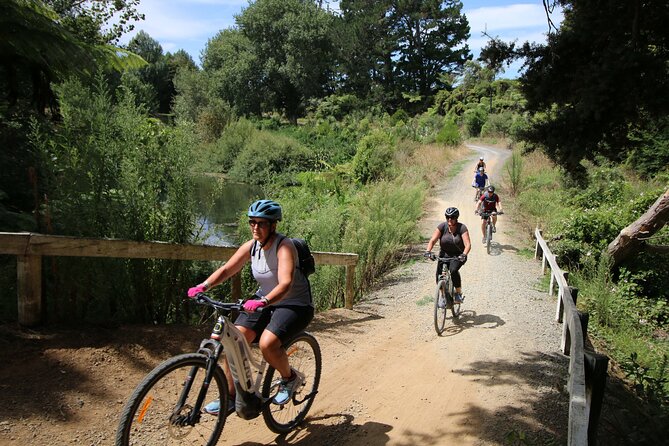 Full Day Ebike Tour in Karangahake Gorge (ex Auckland) - Gorge riding 1: Waikino to Waihi and back (14 km each way)