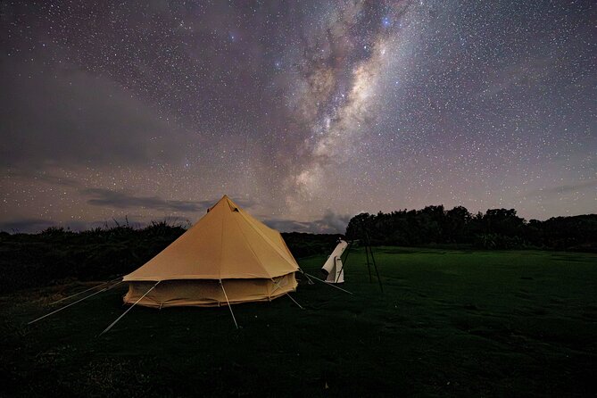 Nocturnal Wonders Tawharanui Kiwi Spotting and Stargazing Tour - Optional Glamping: Extending the Night in Comfort