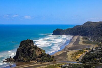 Private Auckland Sightseeing - Full Day/Half Day Hidden Gems Tour - West Coast Morning: Piha Lookout, Piha Beach, and Kitekite Falls