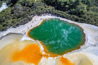 Rotorua Highlights inc. Waiotapu & Te Puia Day Tour from Auckland - Stop 1: Wai-O-Tapu Thermal Wonderland (Expect Surreal, Not Subtle)