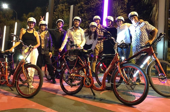 The City Lights: a unique electric bike tour of Auckland by night! - Victoria Park, City Works Depot, and a food-and-drink zone you’ll pass through