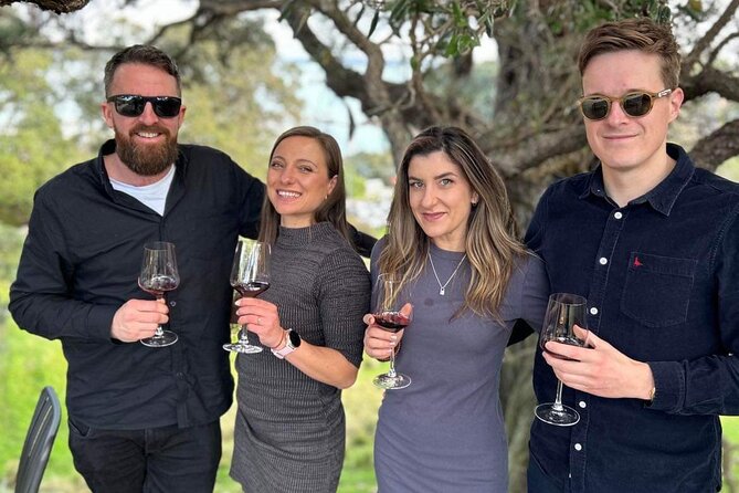 Waiheke Island: Taste&Graze Whisky Cellar Tour, Food, Olive Oil - Waiheke Wine Tours Ltd: the welcome-board start that sets the tone