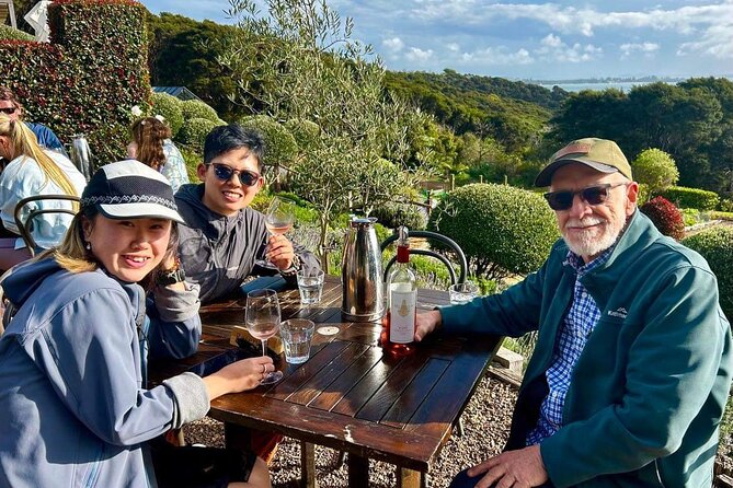 Waiheke Island: Taste&Graze Whisky Cellar Tour, Food, Olive Oil - Mudbrick Vineyard: a scenic first tasting over the Waitemata Harbour