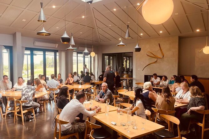 Waiheke Island Wine Tour with Tastings & Gourmet Beachfront Lunch - Stop 4: Mudbrick or Postage Stamp, With Te Motu as an Availability Option